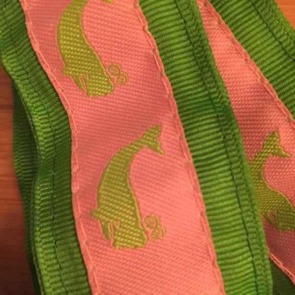 Preppy whale print pink and green ribbon belt 💕 - Picture 2 of 3